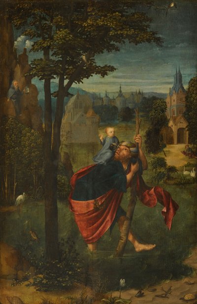 Saint Christopher by Master of Frankfurt